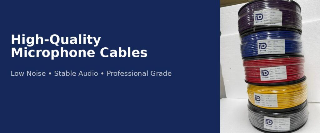 deton-microphone cable-ft